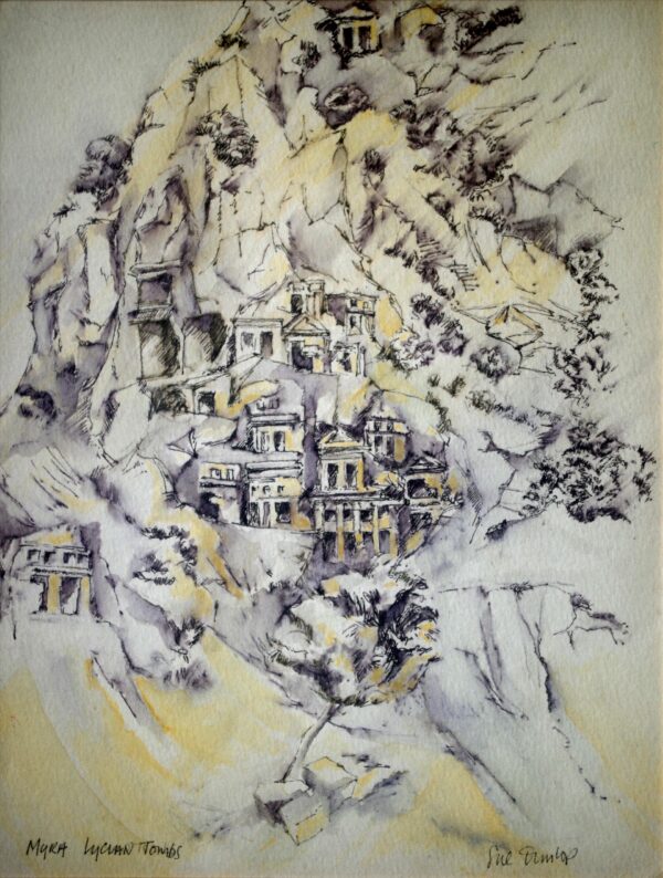 Myra Rock Tombs / Print